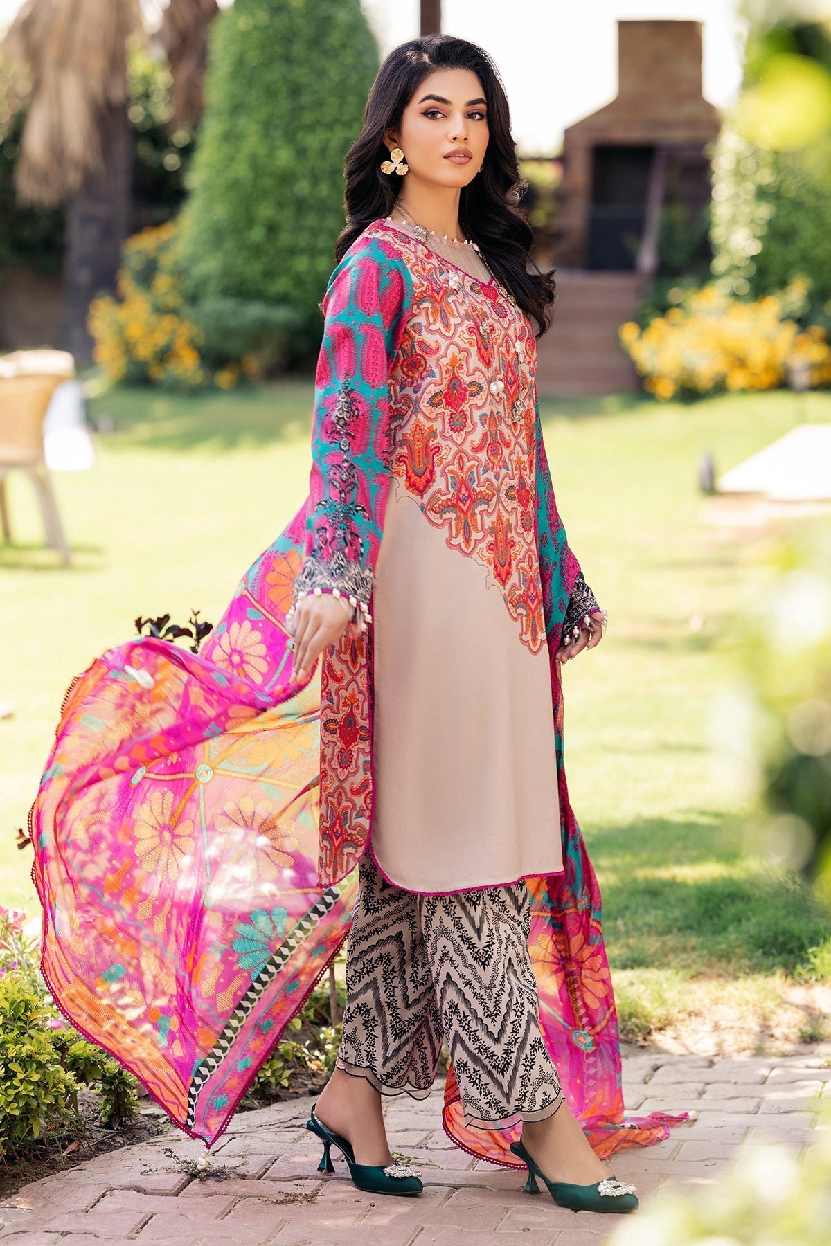 Lawn Printed Dupatta