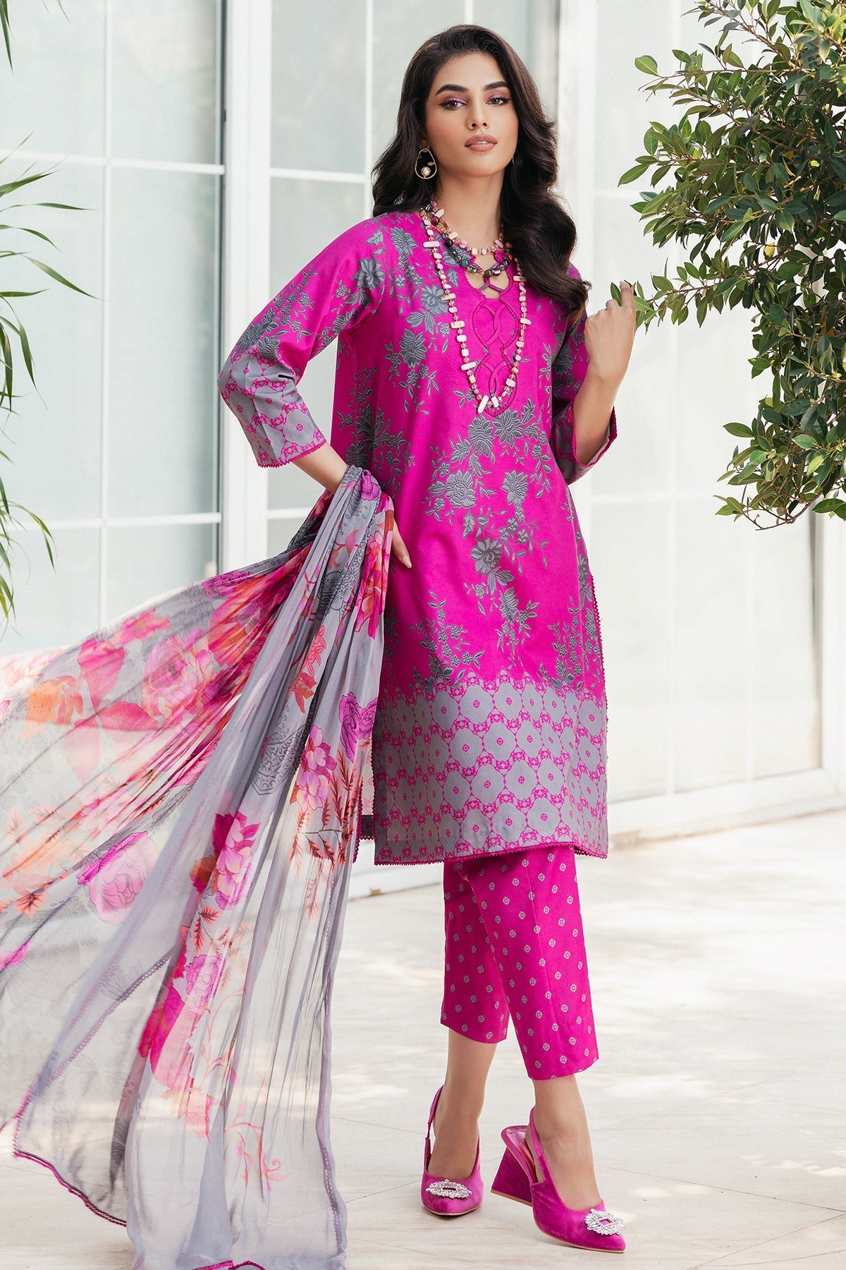 Lawn Printed Dupatta