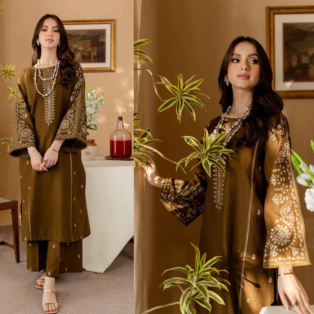 Batik Lawn 2PC Embroidered-1024