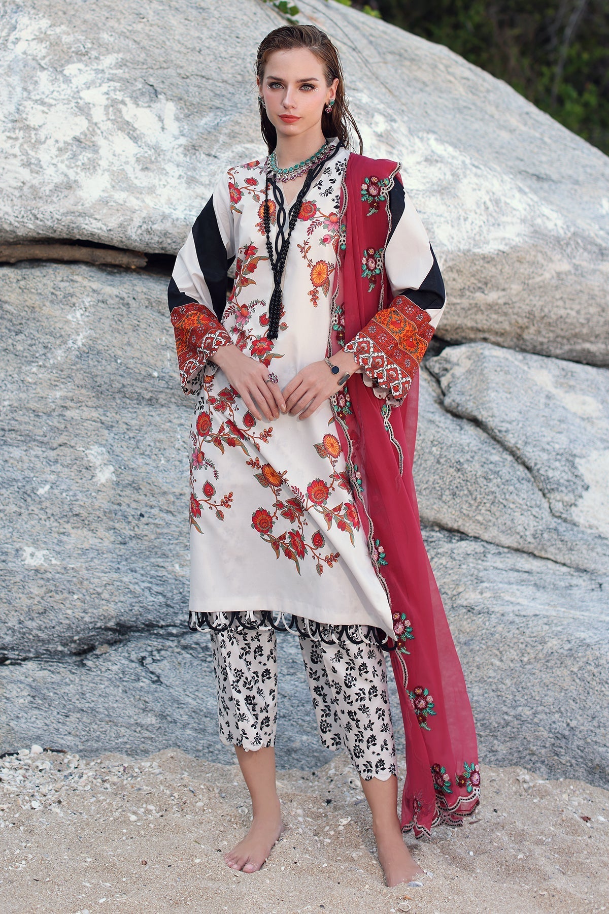 Lawn Printed Dupatta