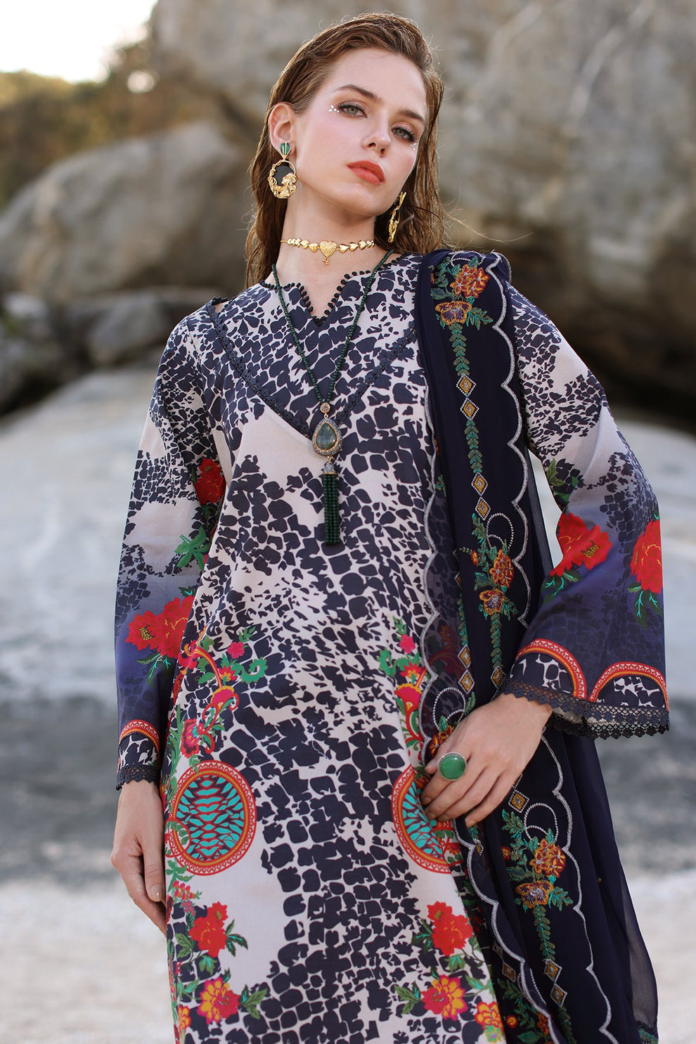 Lawn Printed Dupatta