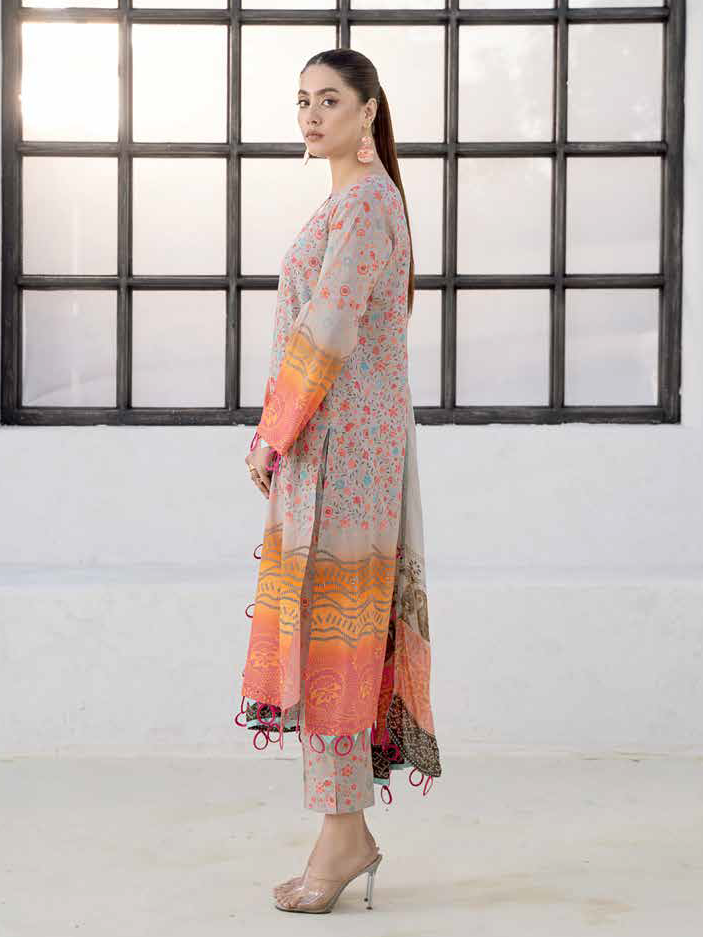 Printed Bamber Chiffon Dupatta