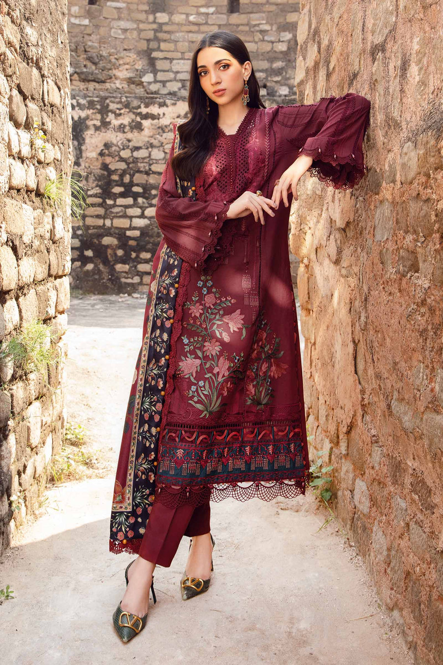 Jacquard Monar Printed Dupatta