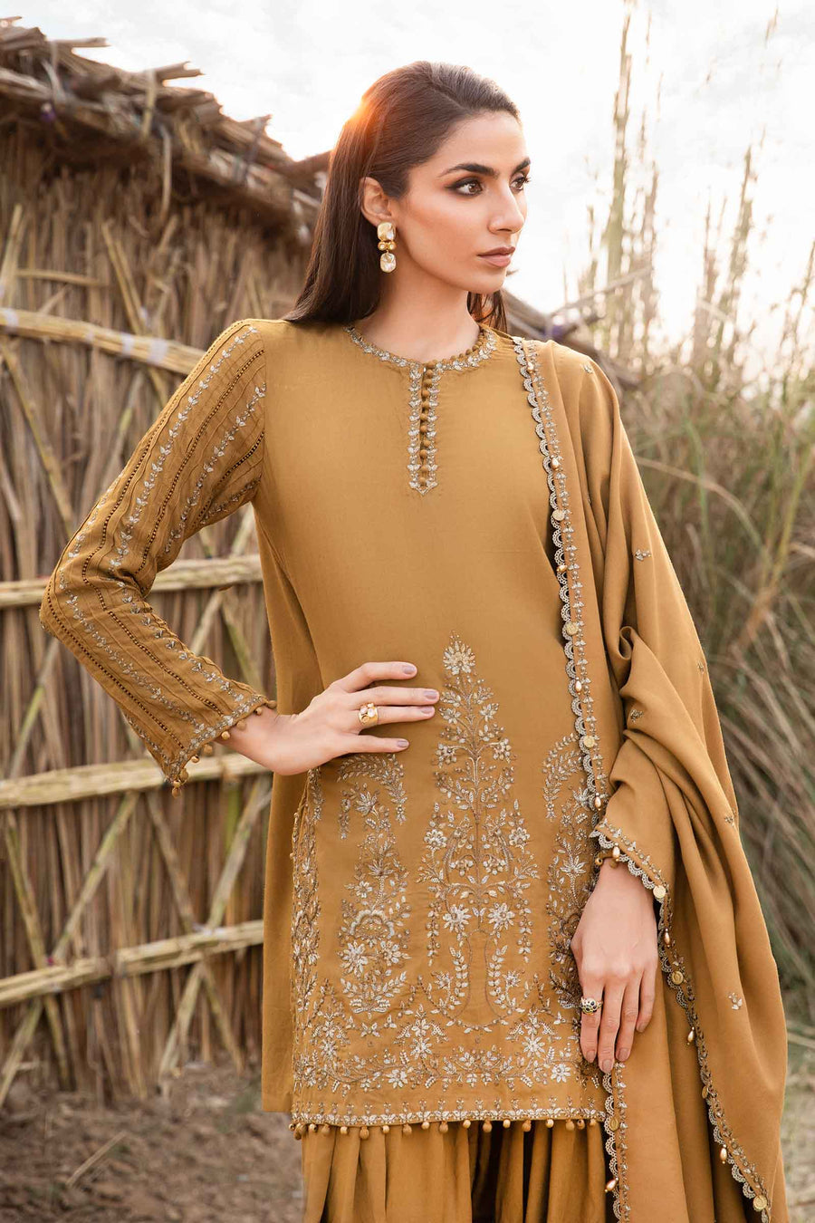 Lawn Embroidered Dupatta