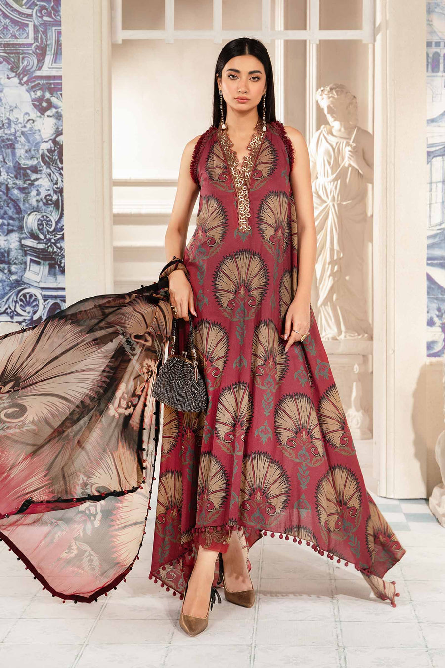 Lawn Printed Dupatta