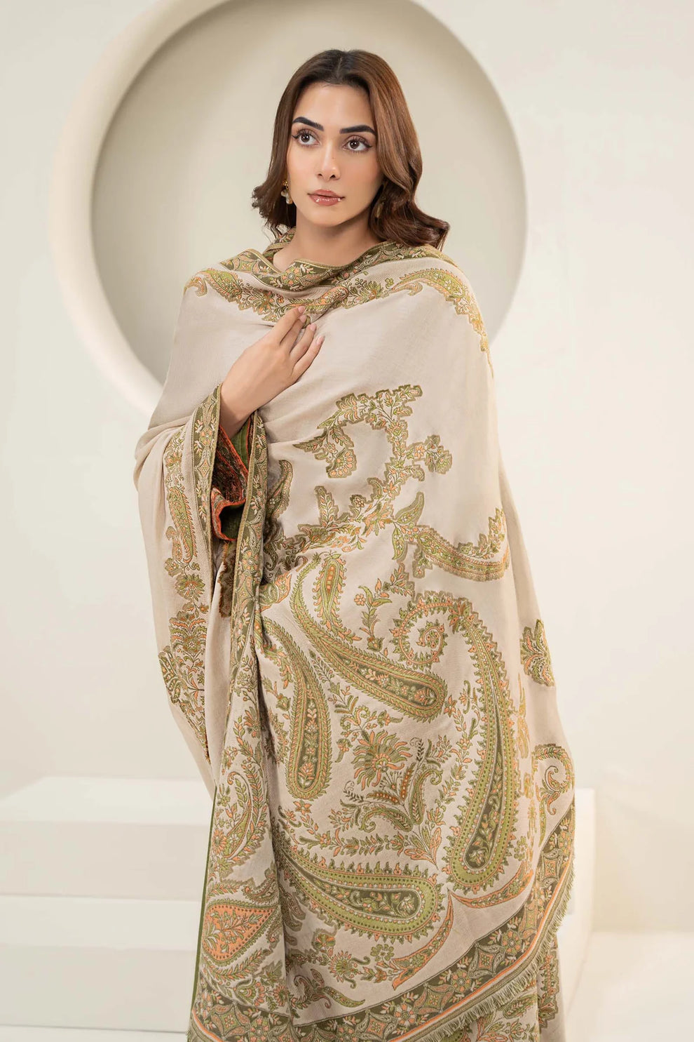 Jacquard Monar Printed Dupatta