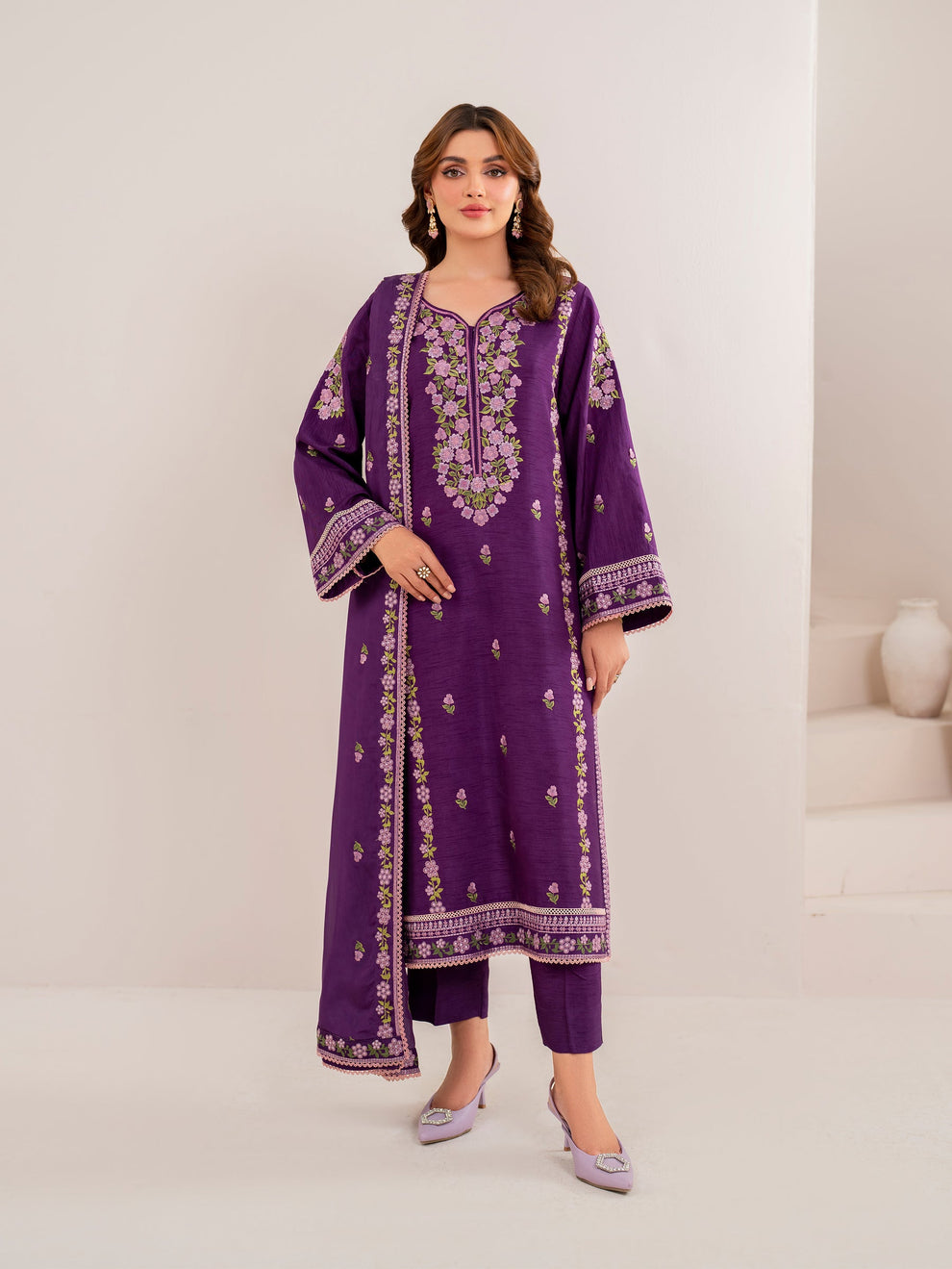 Chiffon Embroidered Dupatta