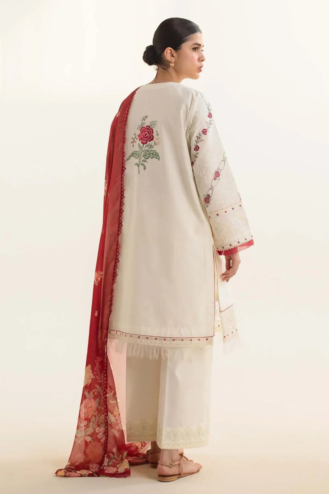 Digital Printed Swiss Lawn Dupatta