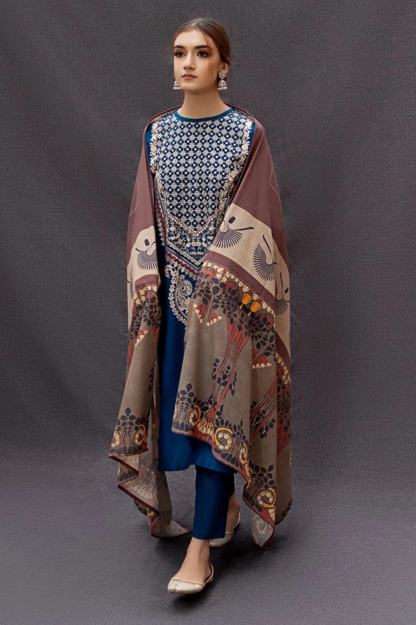 Digital Printed Swiss Lawn Dupatta