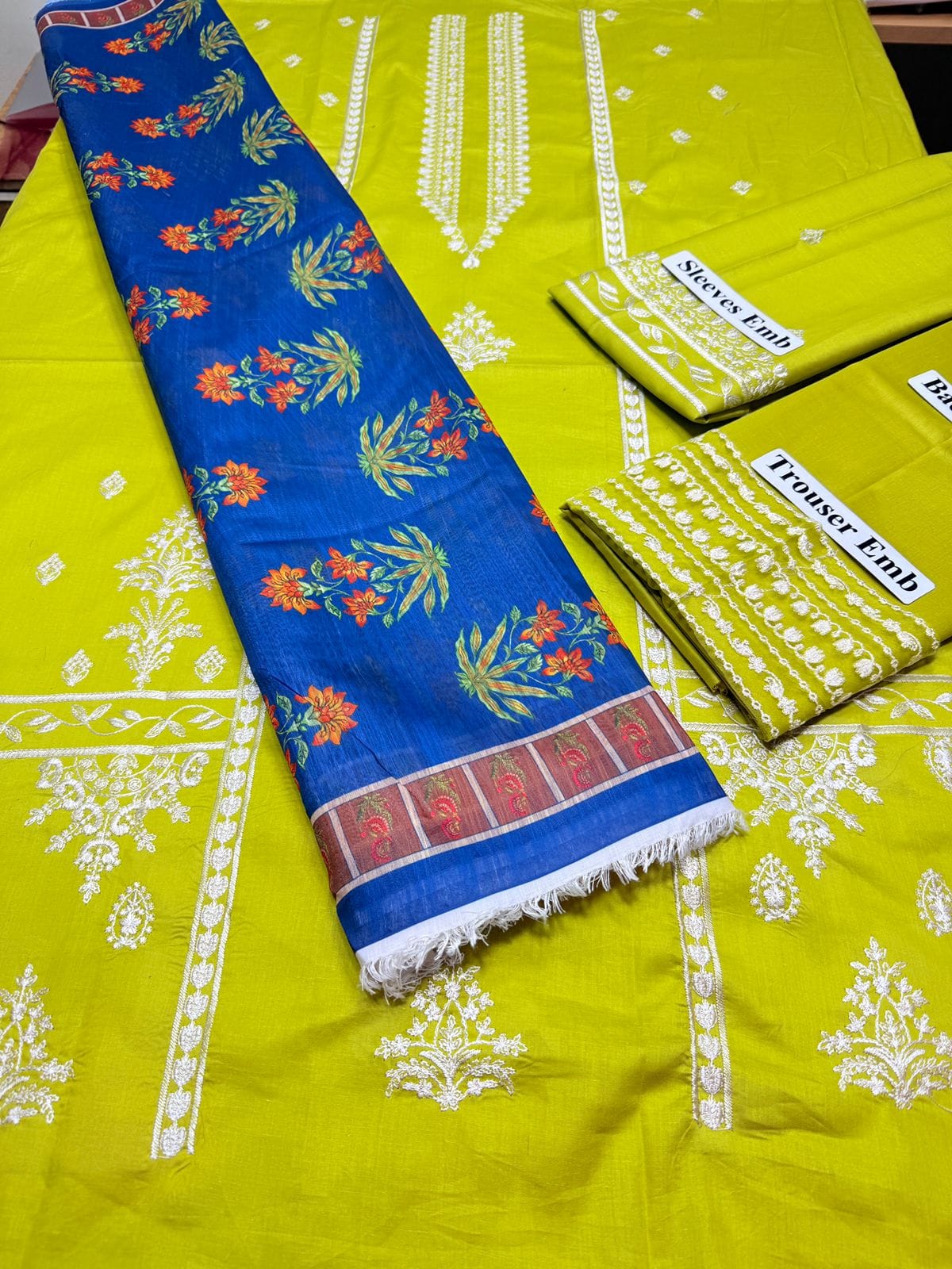 Slub Blossom Digital Print Dupatta