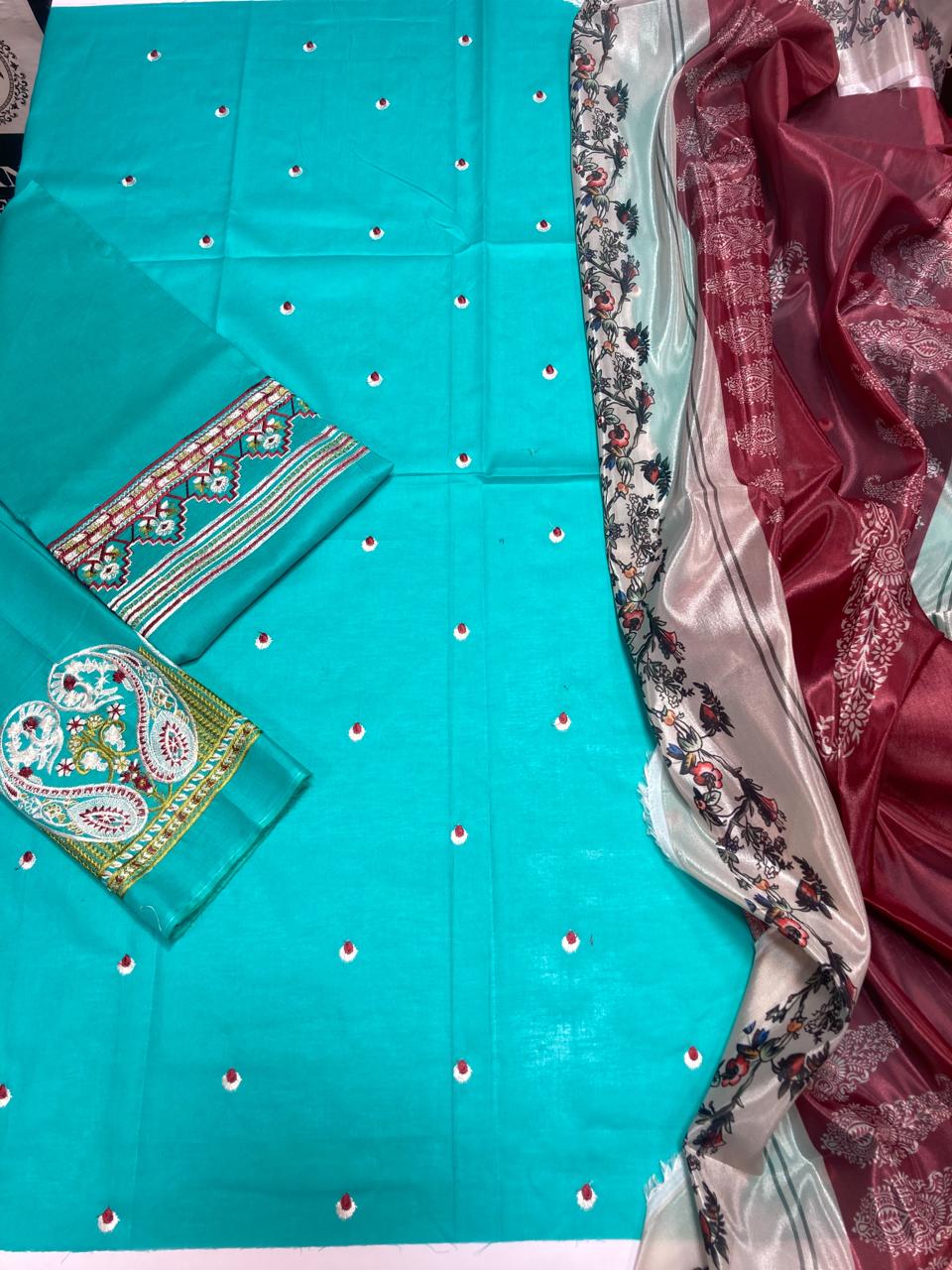 Digital Print Silk Dupatta