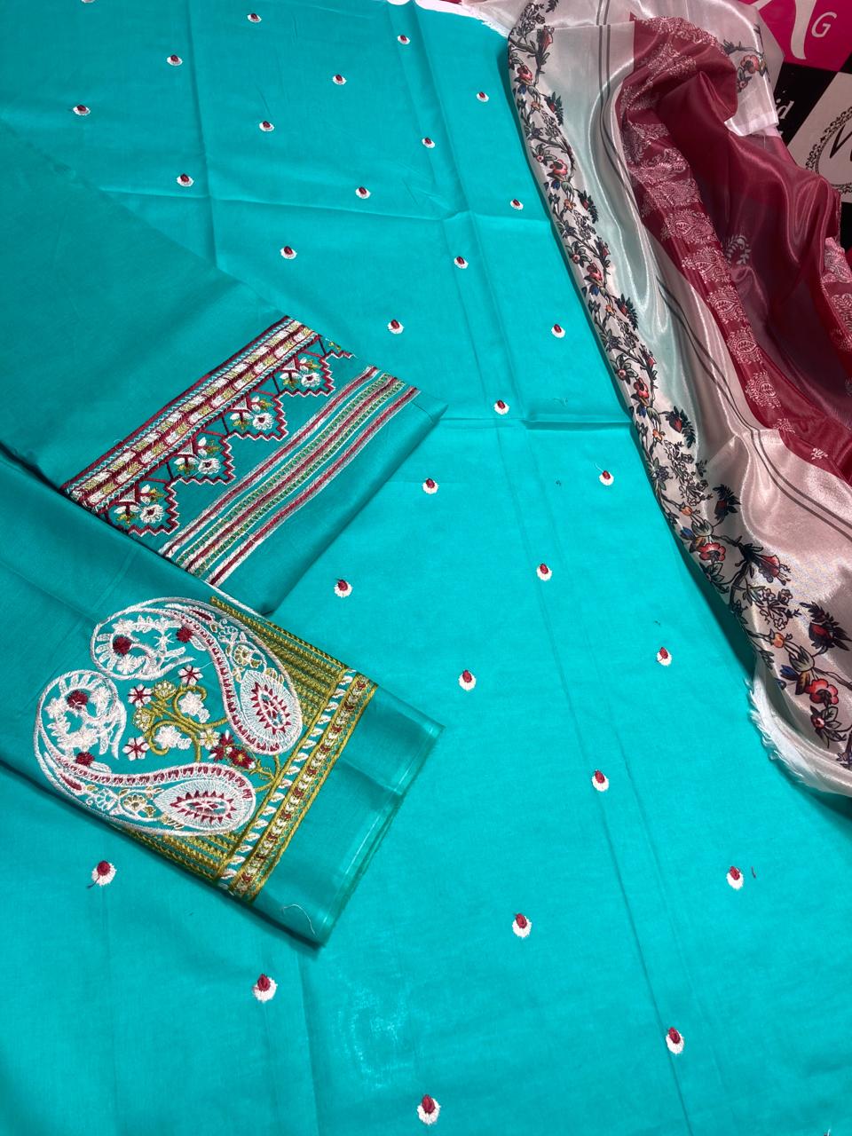 Digital Print Silk Dupatta