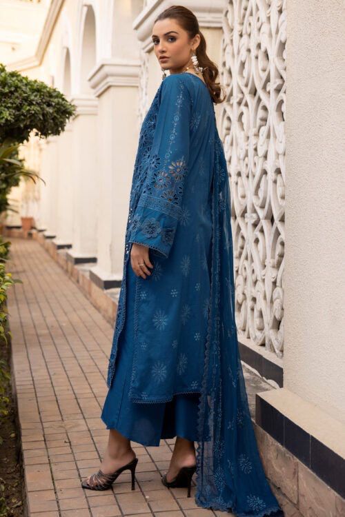 Bamber Chiffon Chikenkari Dupatta