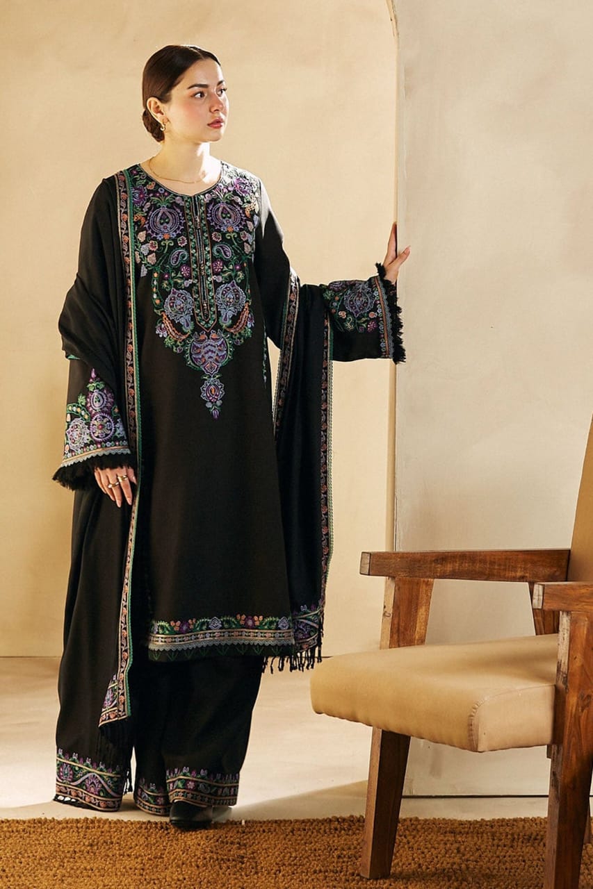 Bamber Chiffon Embroidered Dupatta