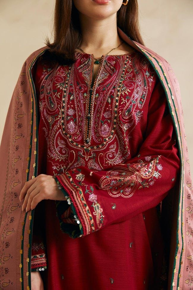 Bamber Chiffon Embroidered Dupatta