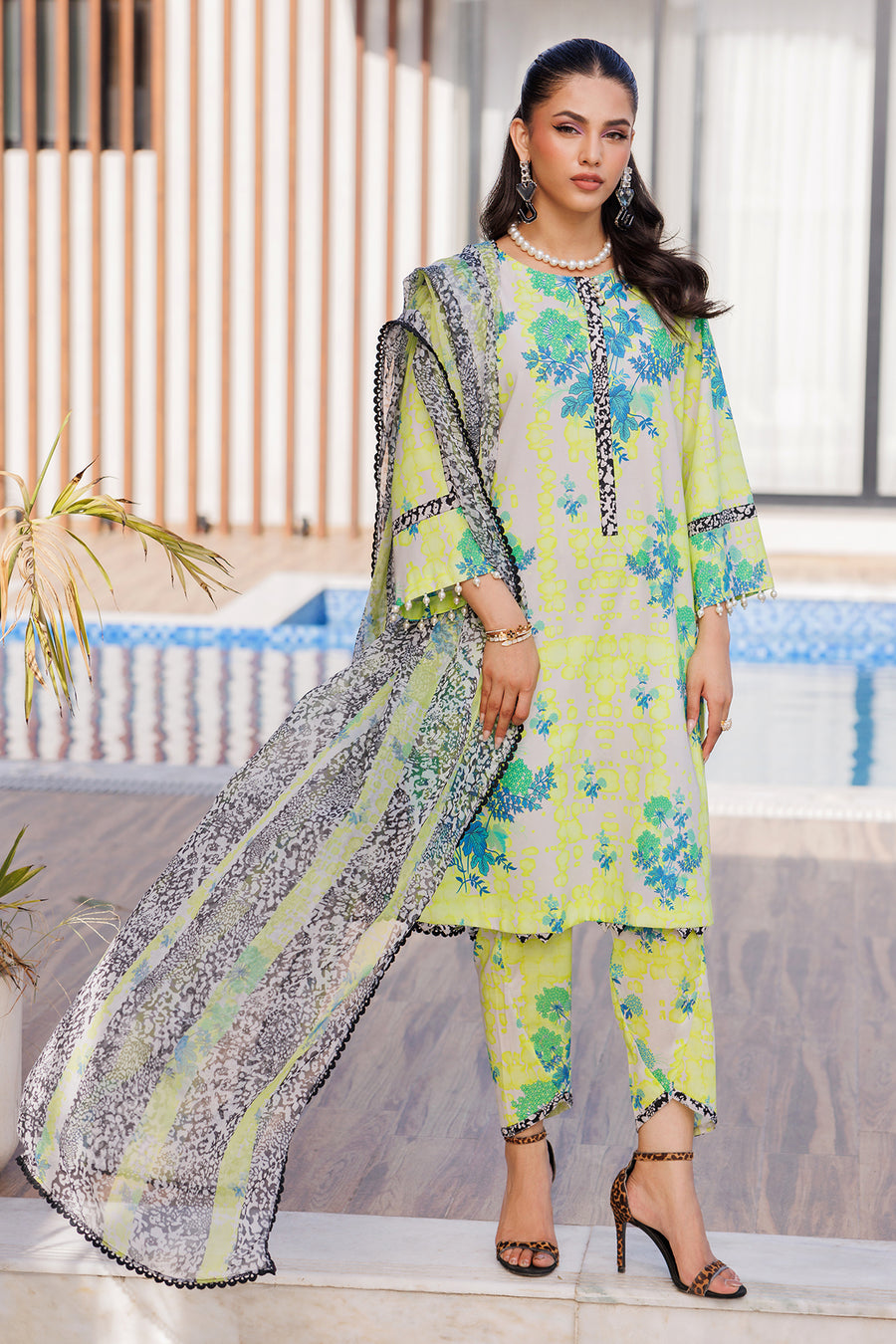 Lawn Printed Dupatta