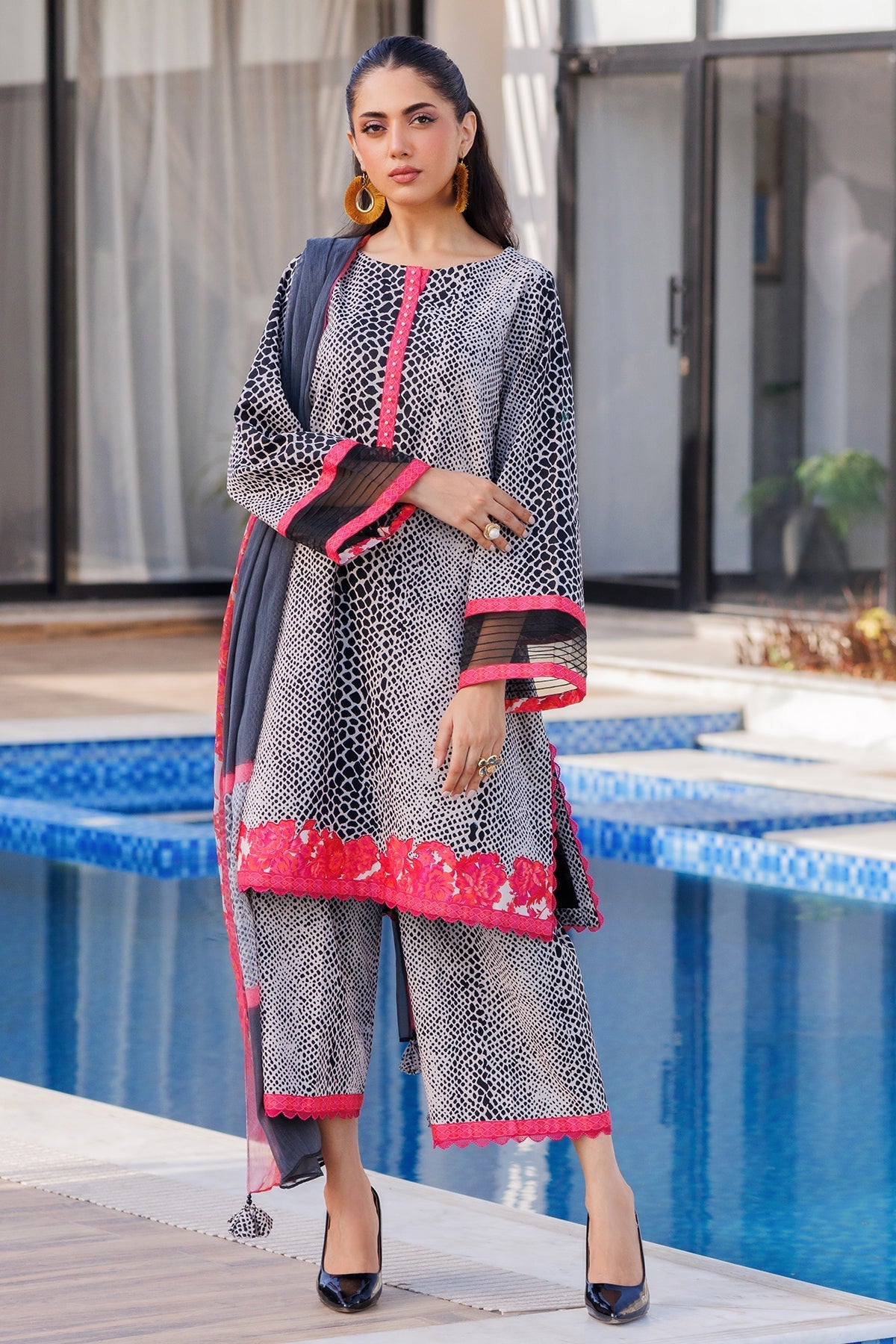 Lawn Printed Dupatta