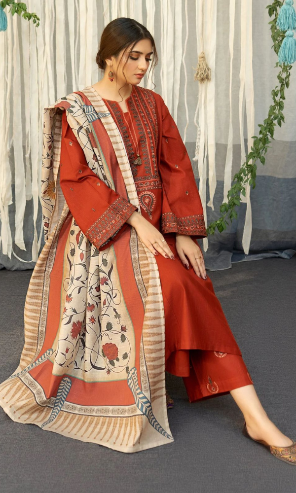 Jacquard Monar Printed Dupatta