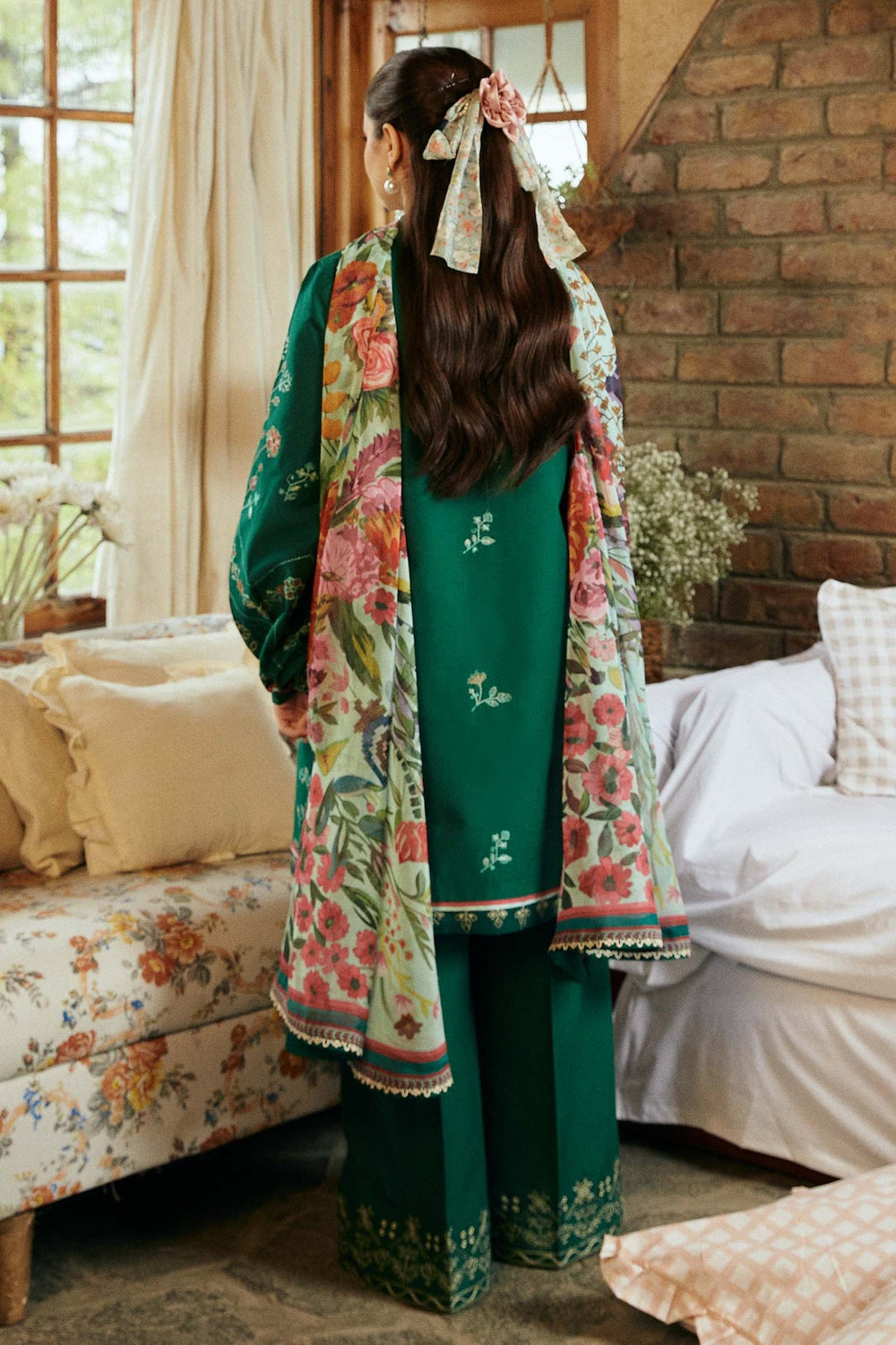 Jacquard Monar Printed Dupatta