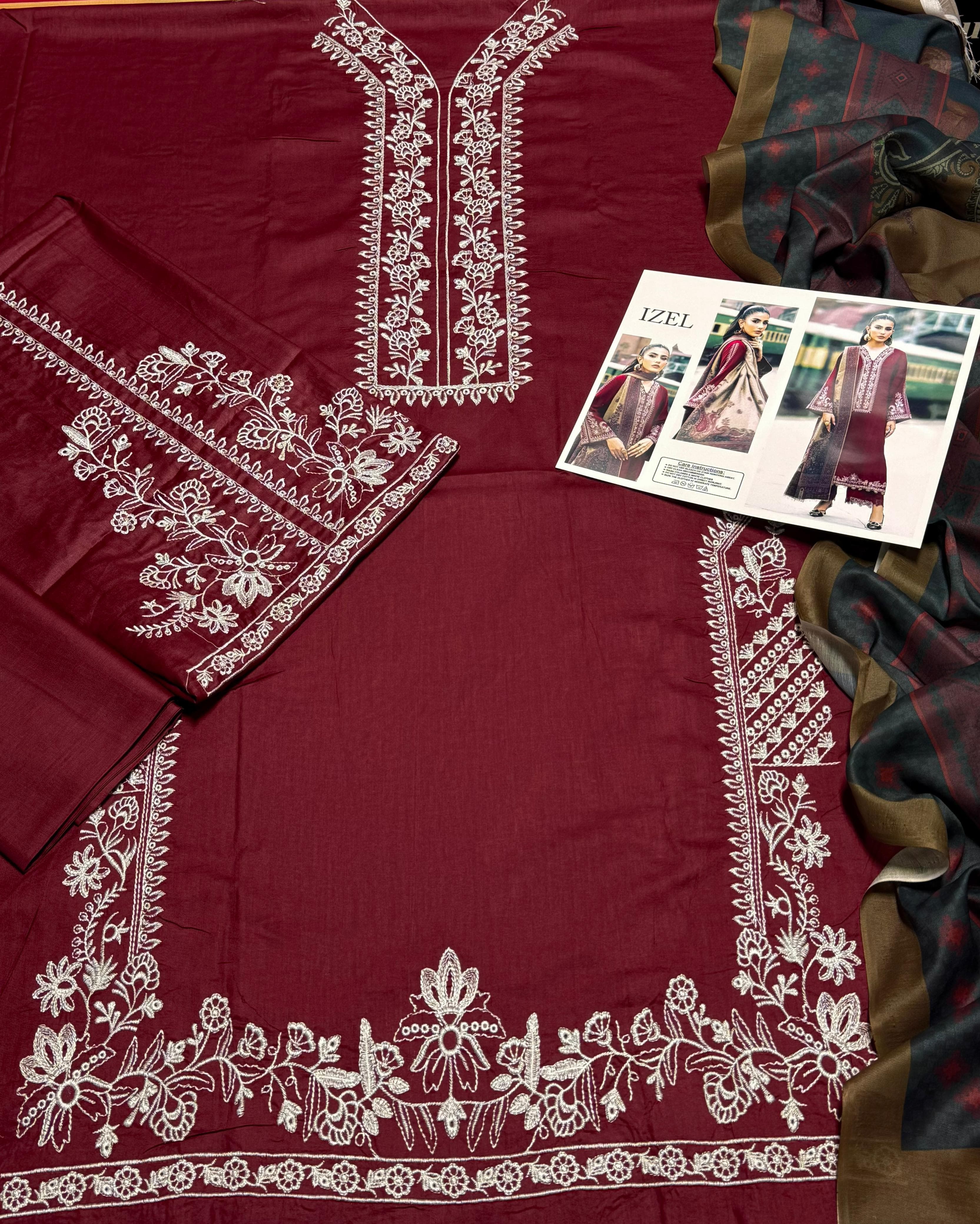 Swiss Lawn Dupatta