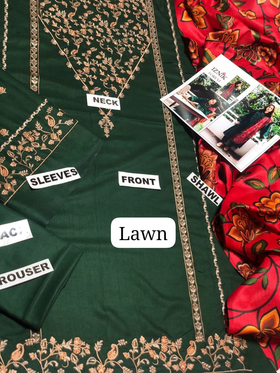 Swiss Lawn Dupatta