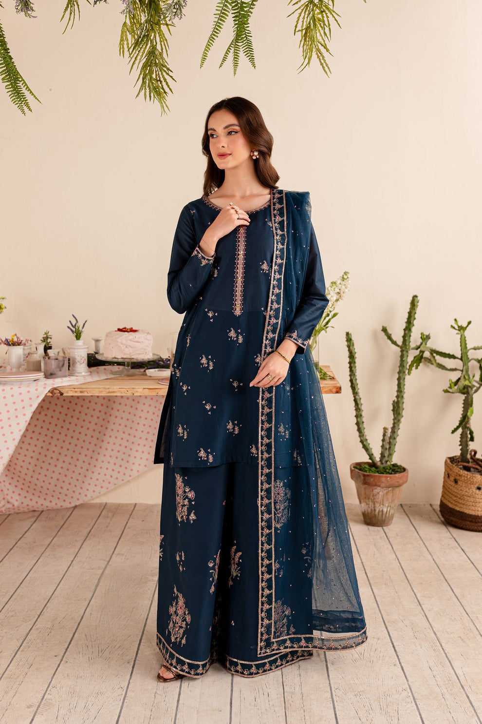 Khadi Embroidered Dupatta