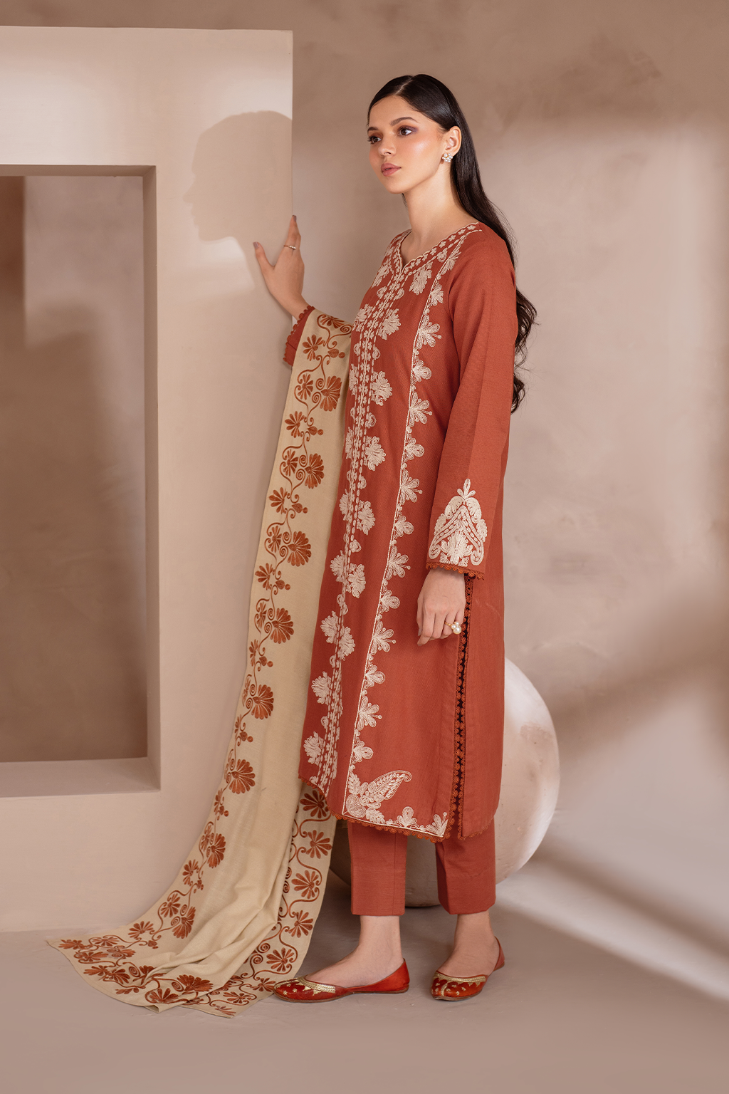 Lawn Embroidered Dupatta