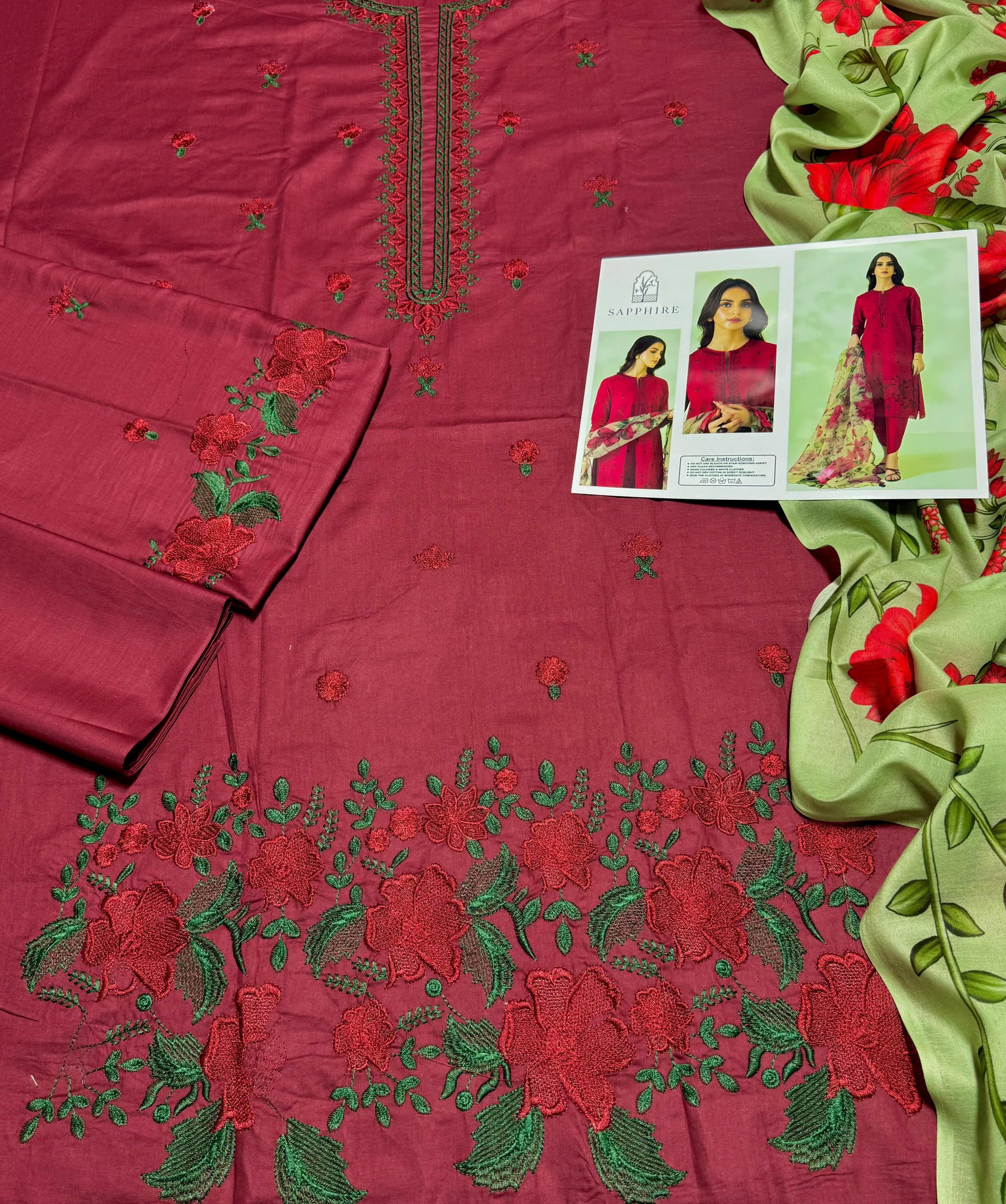 Swiss Lawn Dupatta