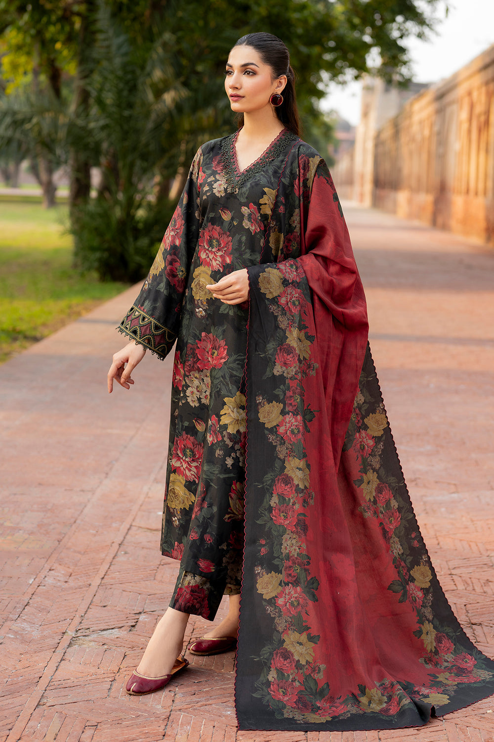 Digital Voil Lawn Printed Dupatta