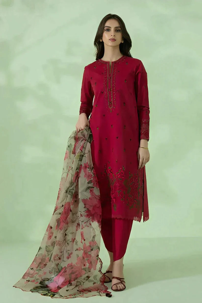 Swiss Lawn Dupatta