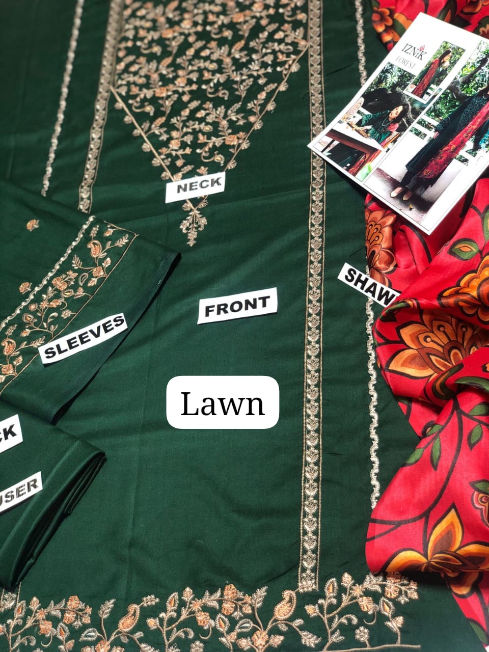 Swiss Lawn Dupatta